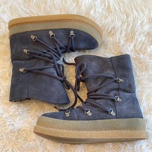 Birkenstock Masi gray suede boots. Size 37